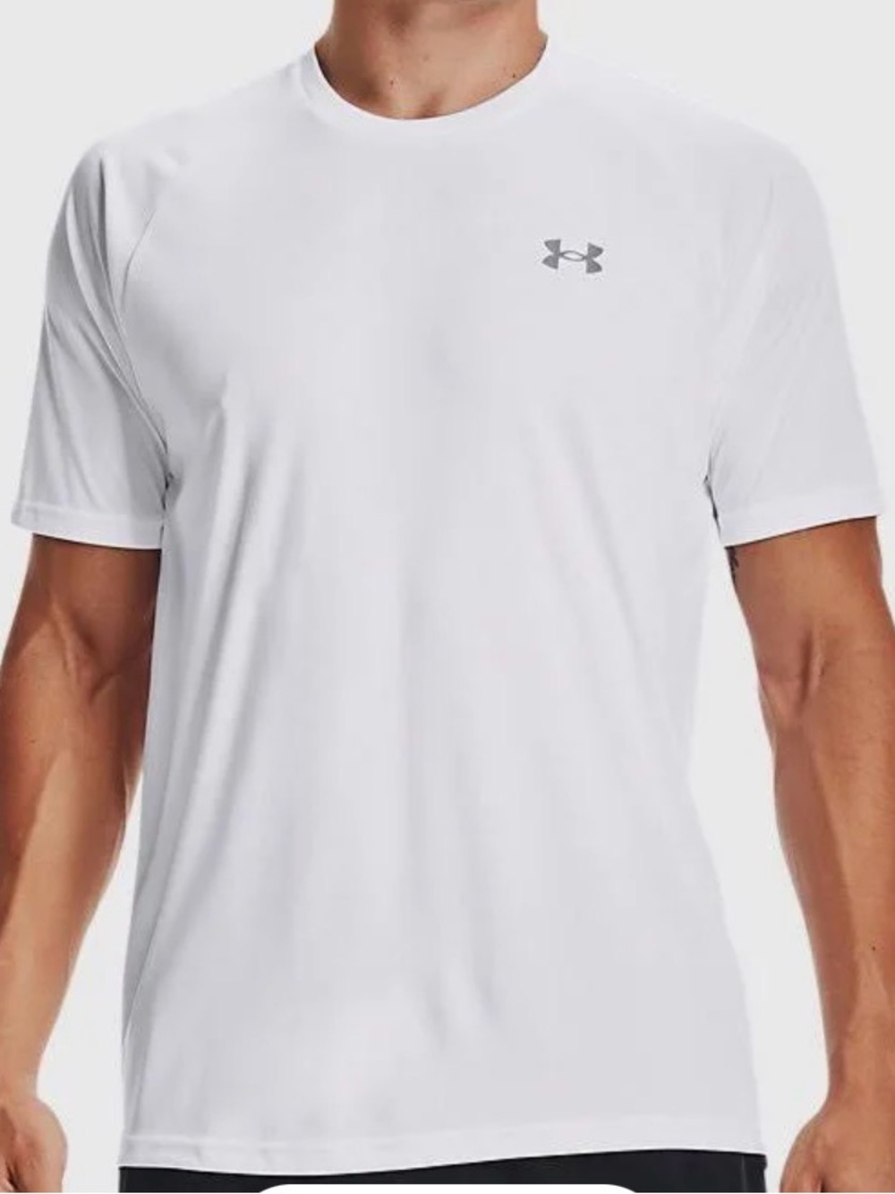Under Armour Men’s White Short Sleeve Athletic Tee